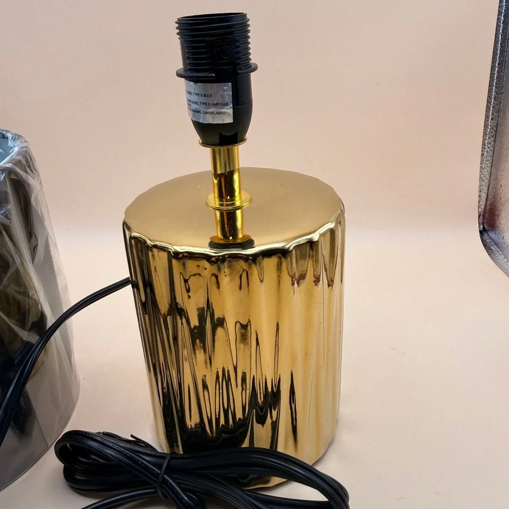 Simple Designs LT1132-GLD Table Lamp 11.6